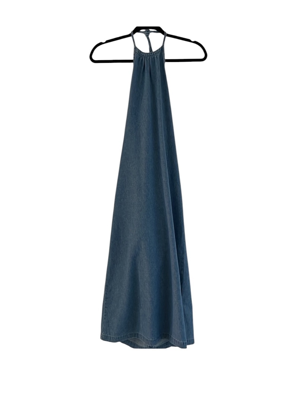 Rag & Bone Zoe halter chambray denim midi dress size XS - Picture 7 of 10